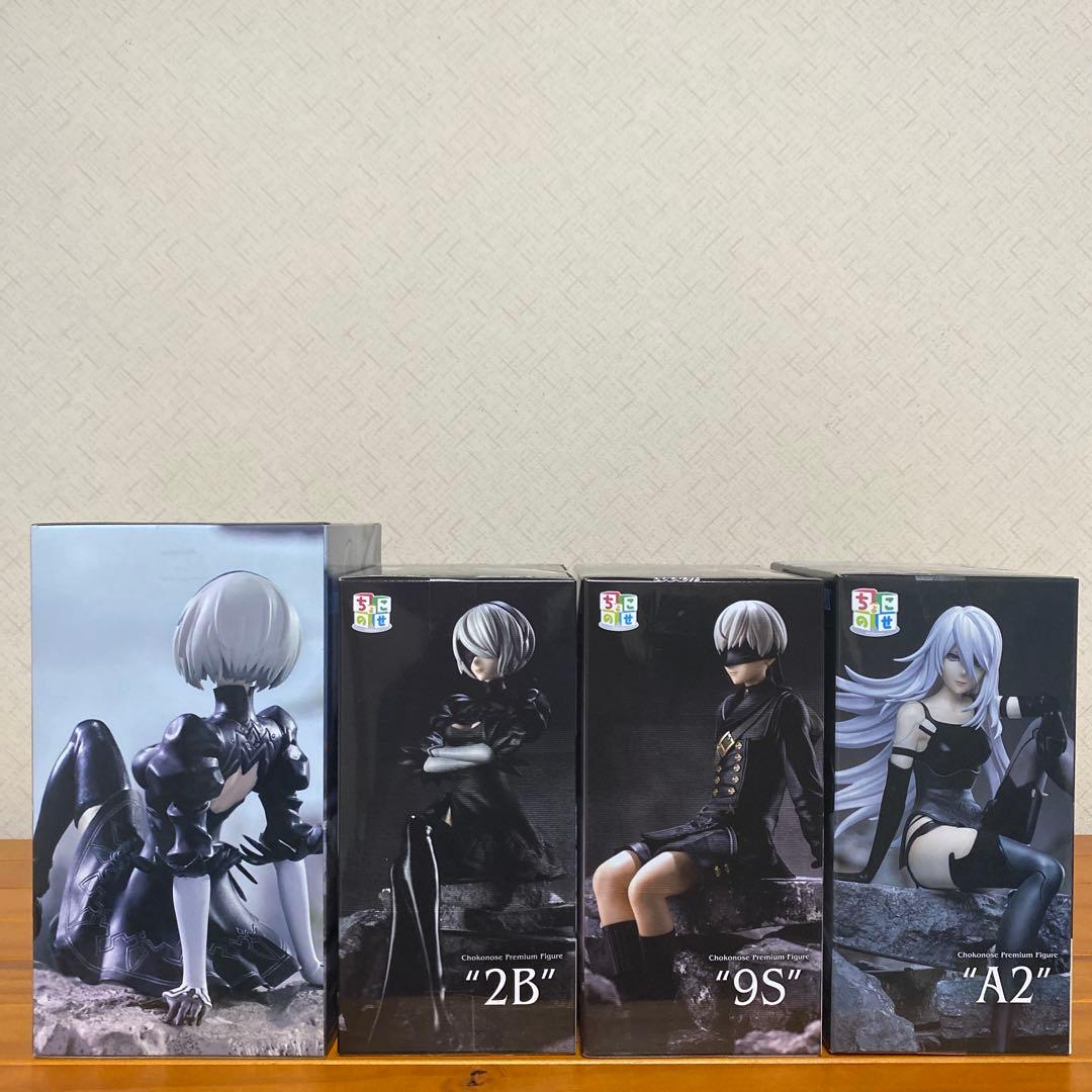 ニアオートマタ ぬースト2B ちょこのせプレミアムフィギュア 2B&9S&A2