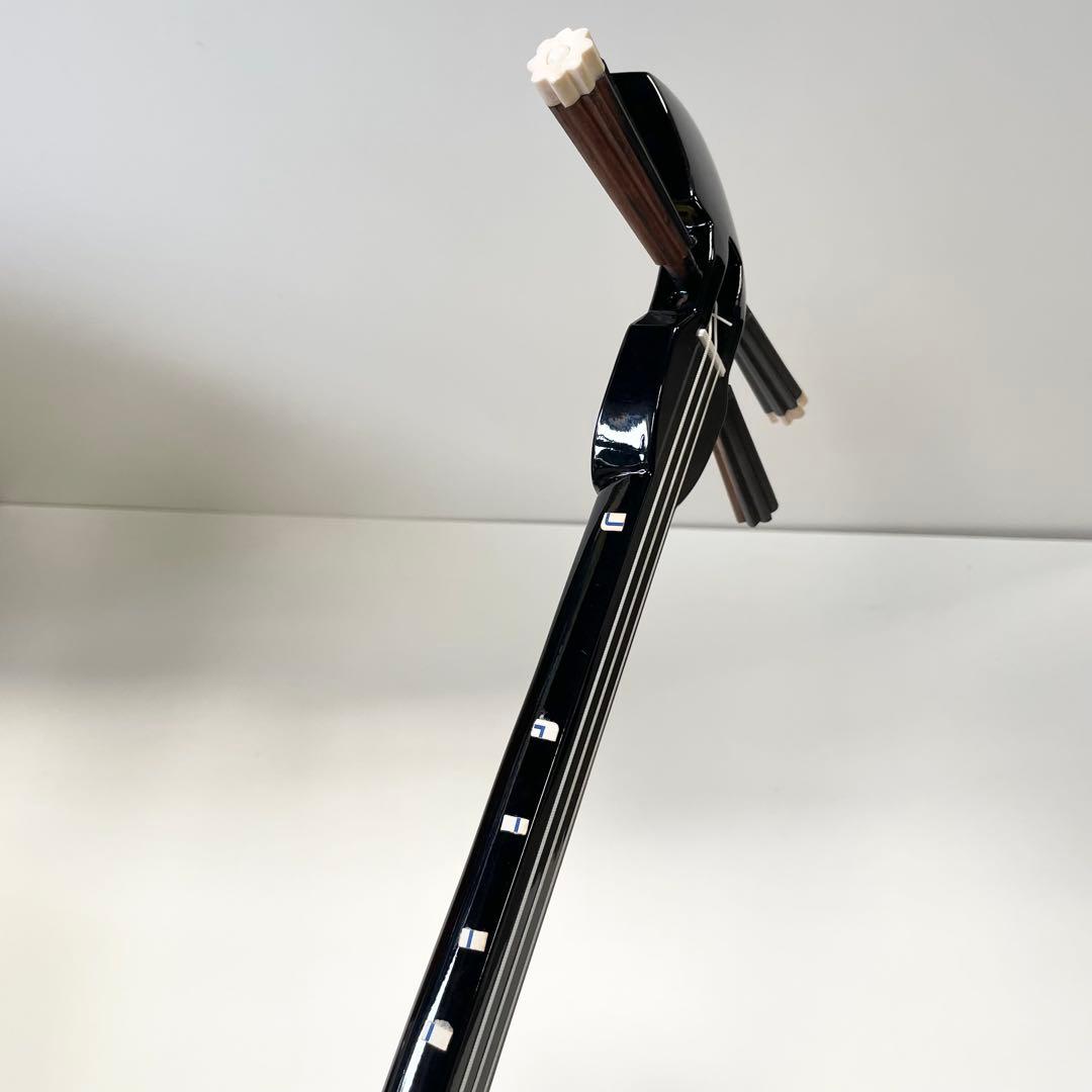 三線 ケース付き 人工蛇柄　現状品