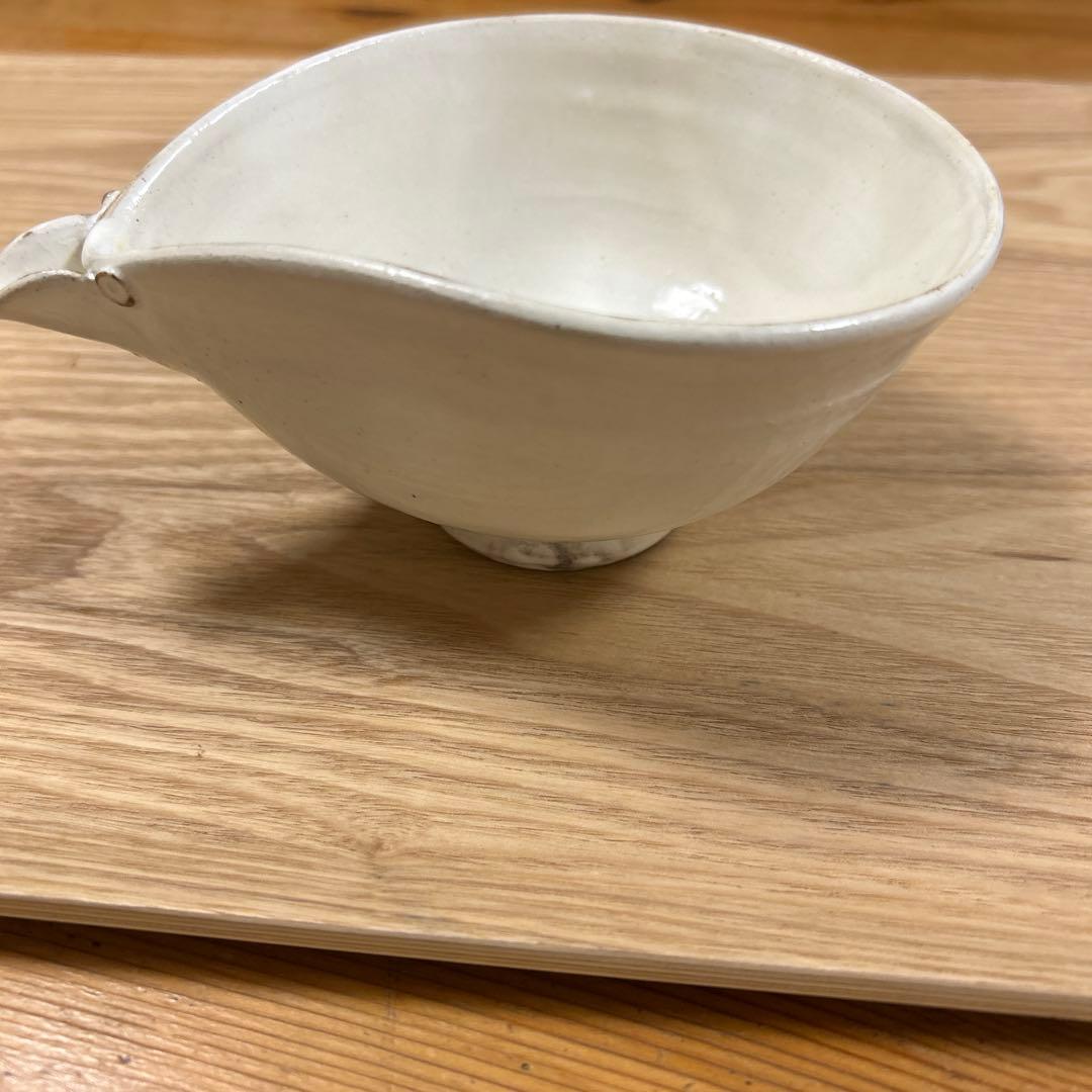 作家　陶芸作家　粉引片口鉢　片口ボウル