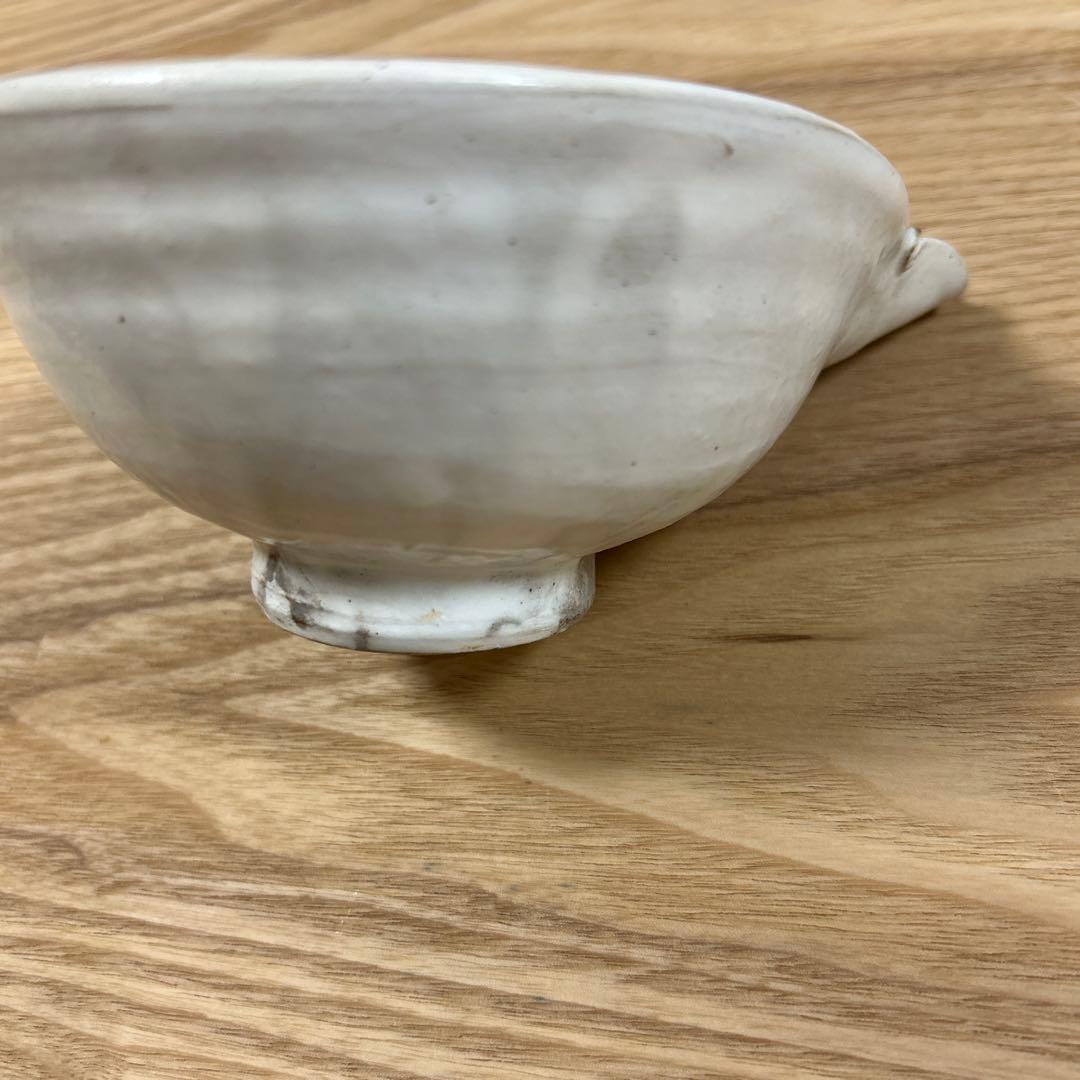 作家　陶芸作家　粉引片口鉢　片口ボウル