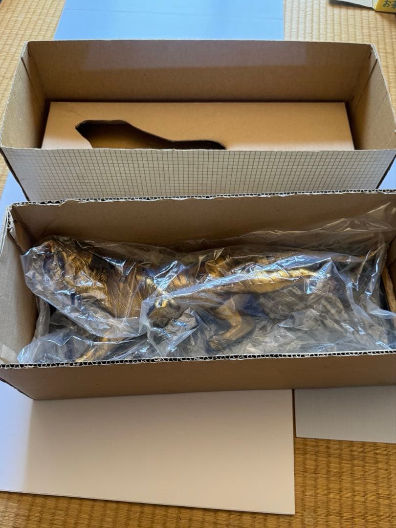 虎の置物　民芸品　銅鉄器　美術品　皇貴　定価32000円