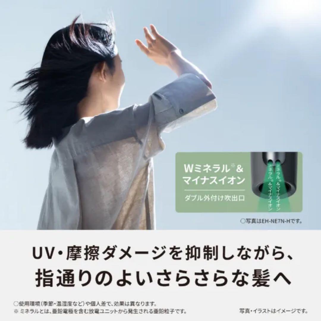 パナソニック ドライヤー イオニティ EH-NE7N-Hダークグレー 新品
