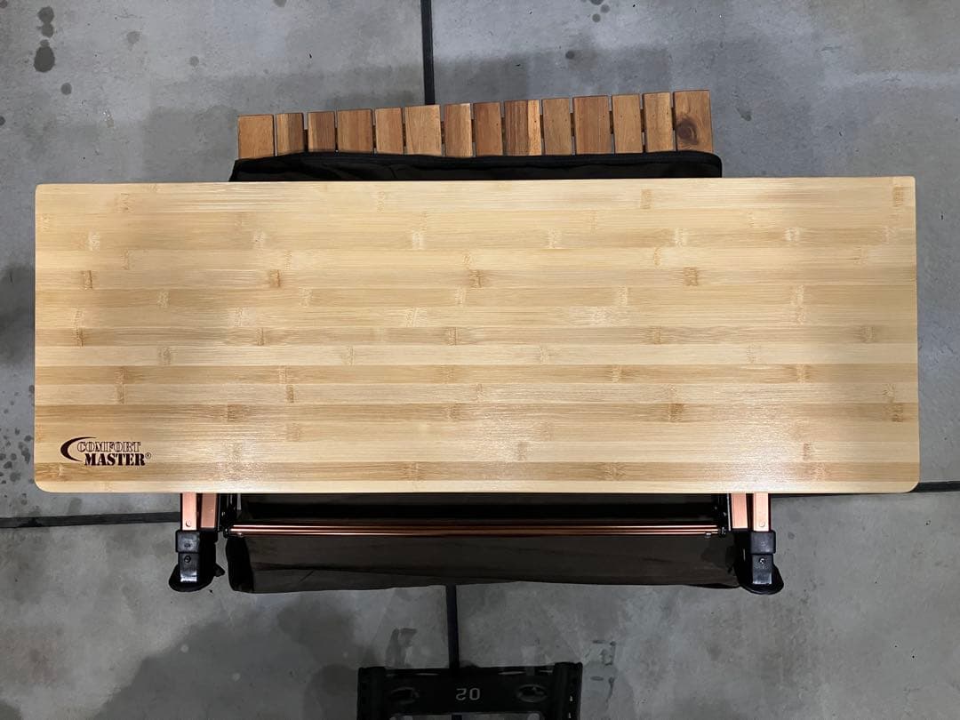 【美品】 コールマン バンブーラウンジテーブル/100 マスターシリーズ