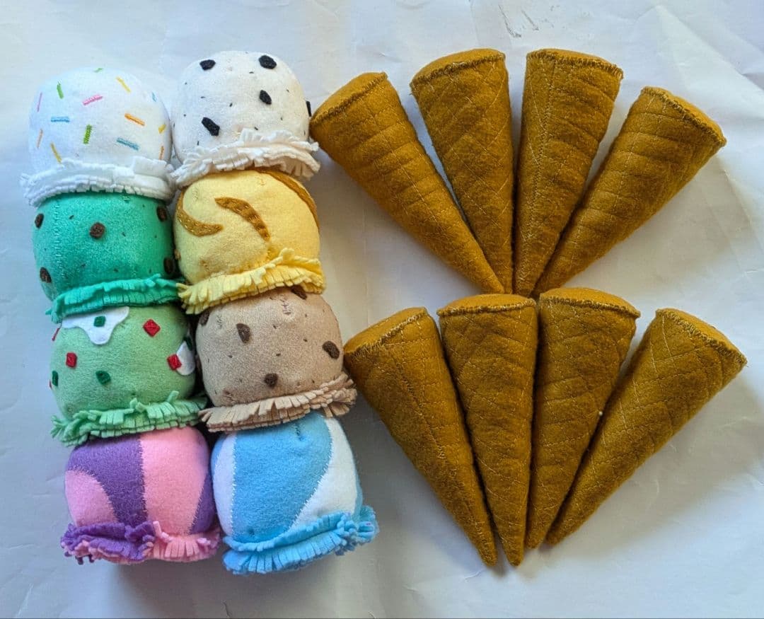 きいとんページ★フェルトアイス32点セット