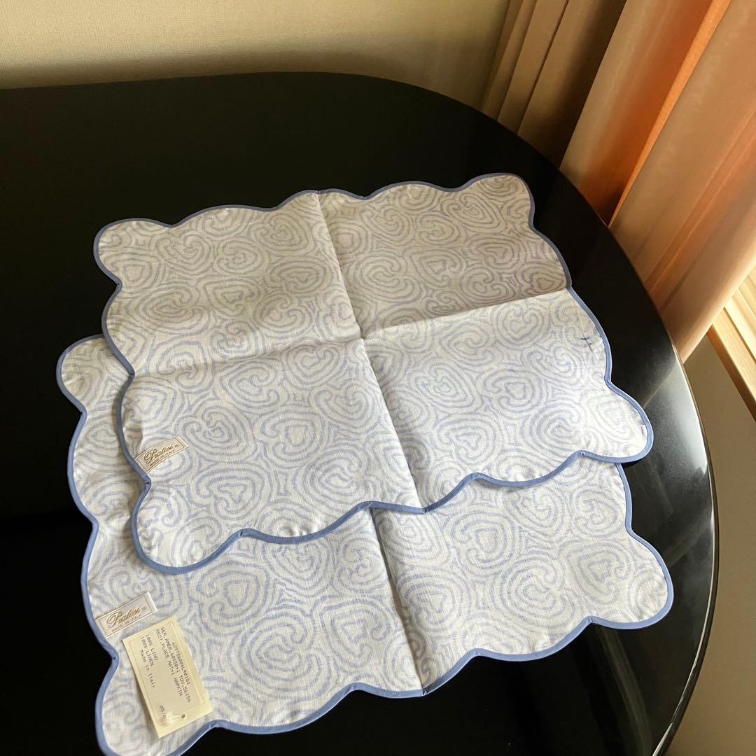 プラテージ　テーブルクロス　イタリア製 リネン　ナプキン　ココ・シャネル