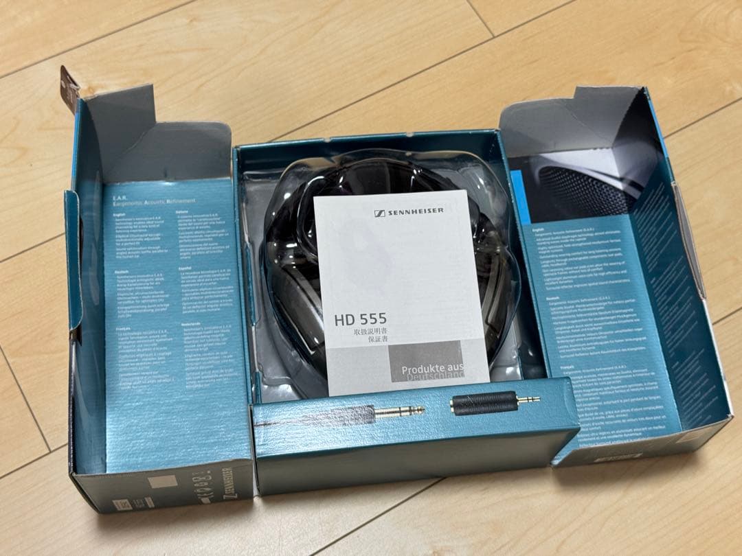 Sennheiser HD 555 有線ヘッドホン