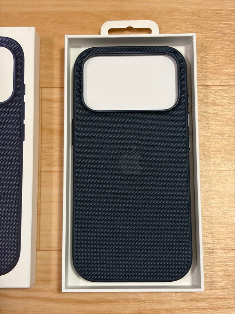 Apple純正 iPhone 17 Pro テックウーブンケース ブルー