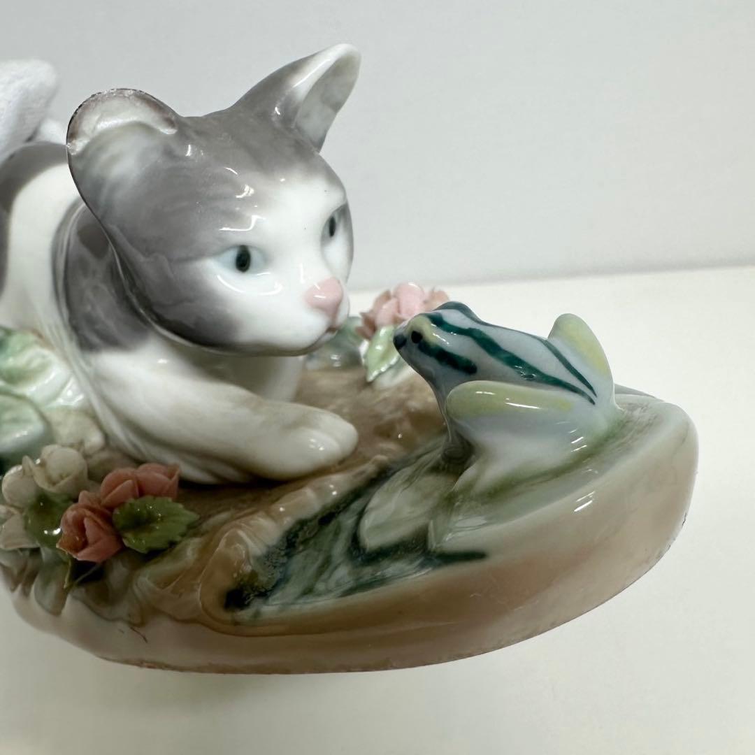 【売り切り！お値下げしました】LLADRÓ 猫　にらみ合い ねこ　リヤドロ