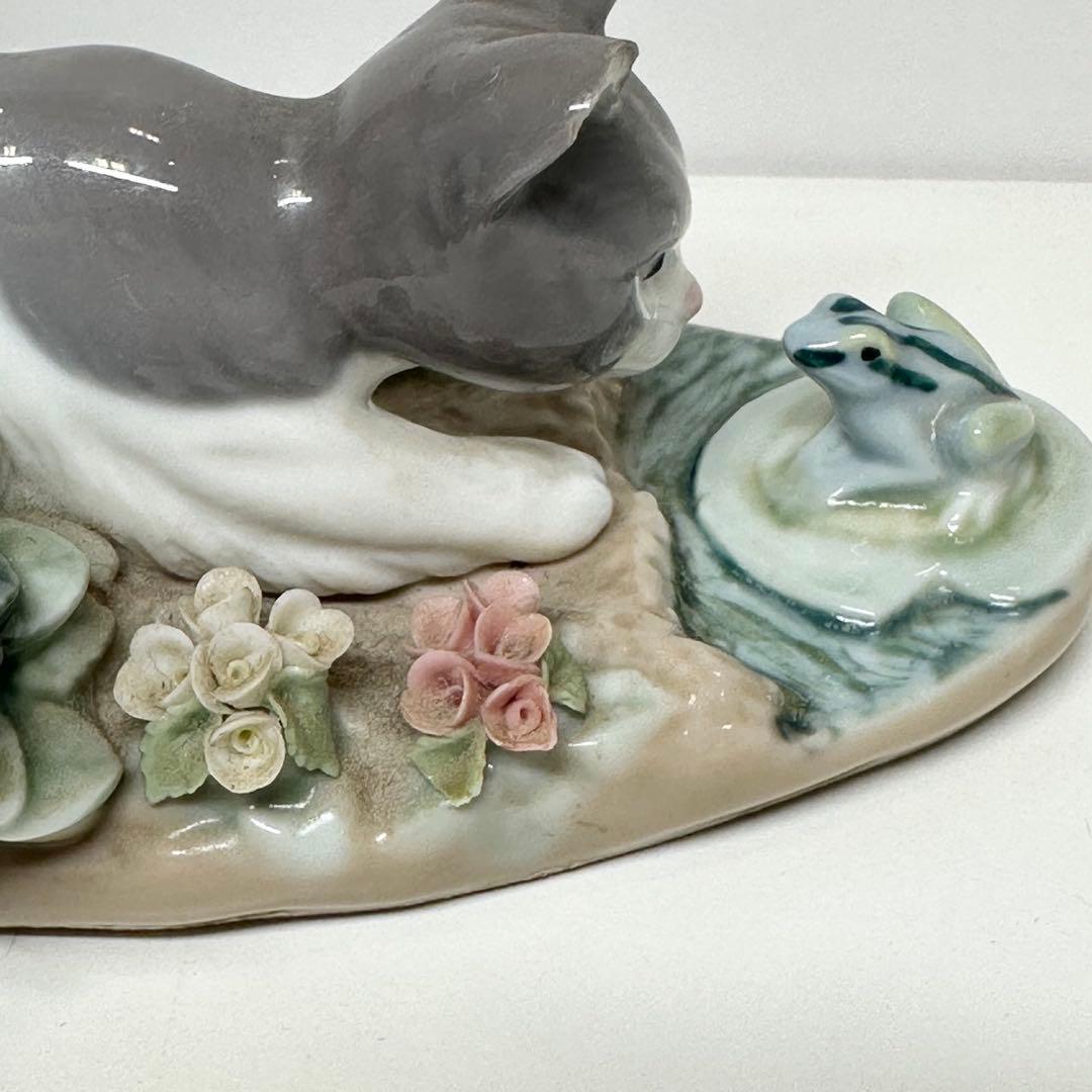 【売り切り！お値下げしました】LLADRÓ 猫　にらみ合い ねこ　リヤドロ