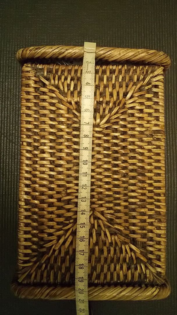 パークハイアットホテルのシリーズ　マスクケース バスケット ラタン