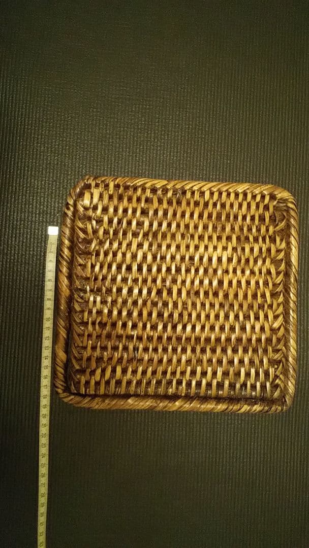 パークハイアットホテルのシリーズ　マスクケース バスケット ラタン