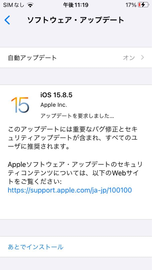 Apple iPhone SE 初代 シルバー 本体 +充電器付