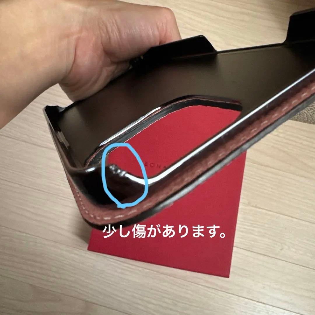 iPhone 15 Pro Maxダイアリーケース シュリンクレザー