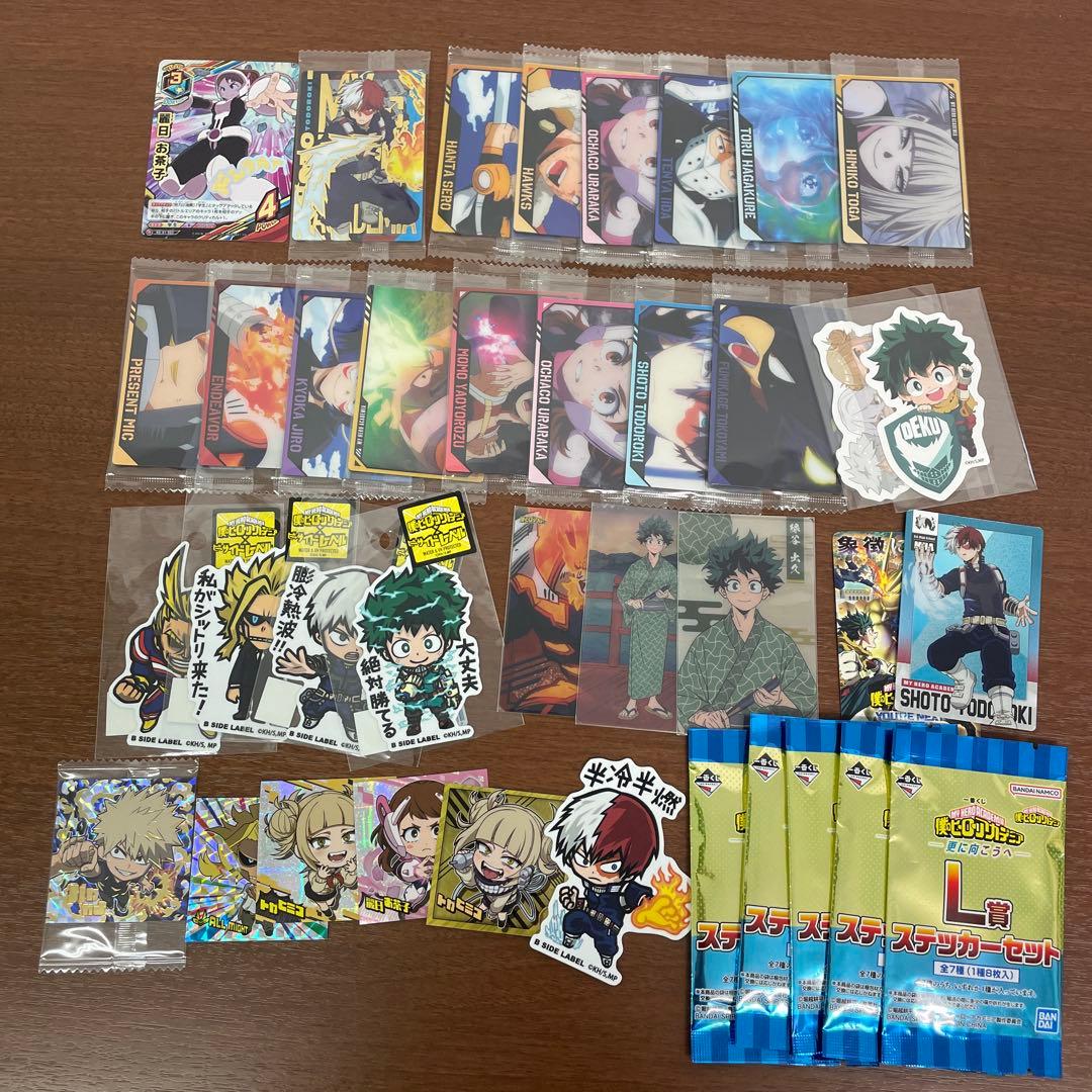 ❶僕のヒーローアカデミア 色紙 特典カード マグネット コースター まとめ売り