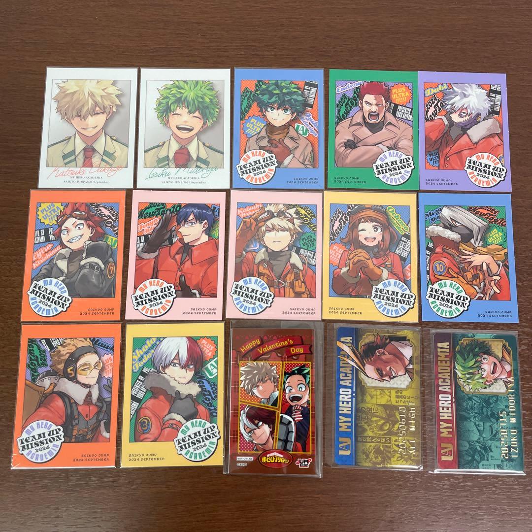 ❶僕のヒーローアカデミア 色紙 特典カード マグネット コースター まとめ売り