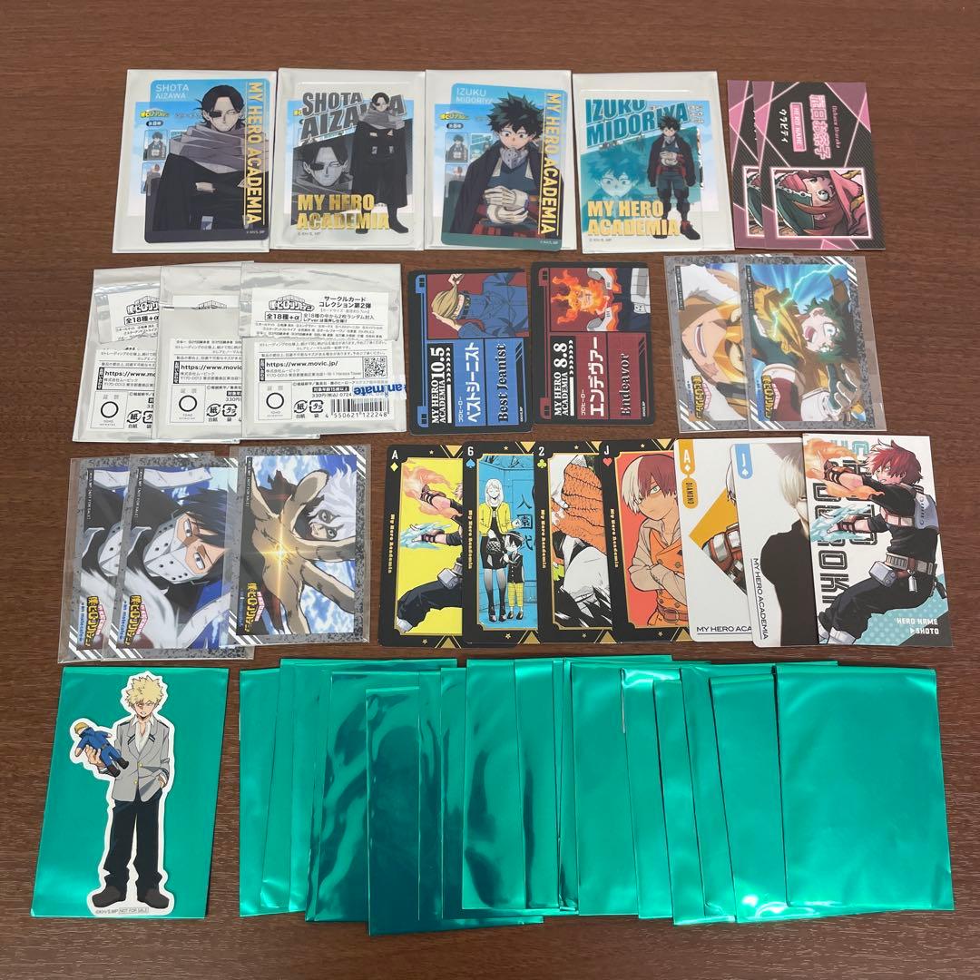 ❶僕のヒーローアカデミア 色紙 特典カード マグネット コースター まとめ売り