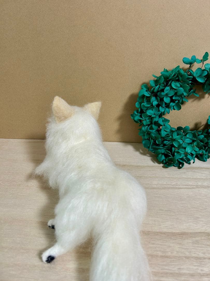 羊毛フェルト　おすましチワワちゃん　送料無料