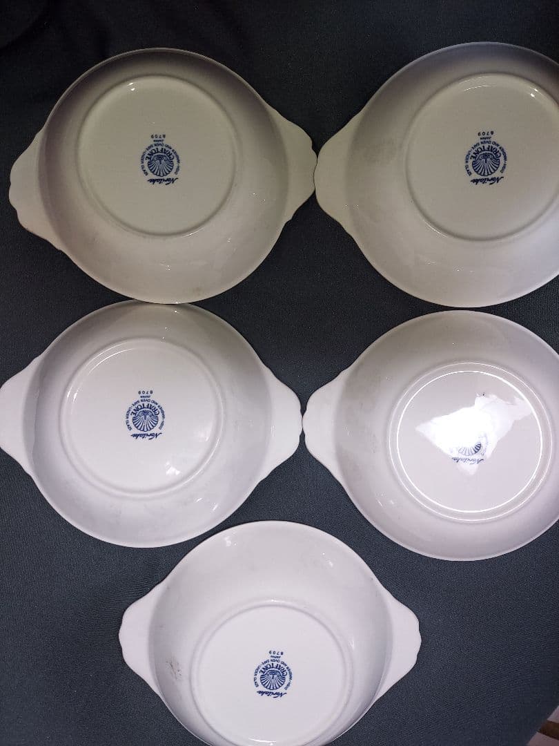 ノリタケ　クラフトーン 小花柄　グラタン　スープ　皿　5枚セット