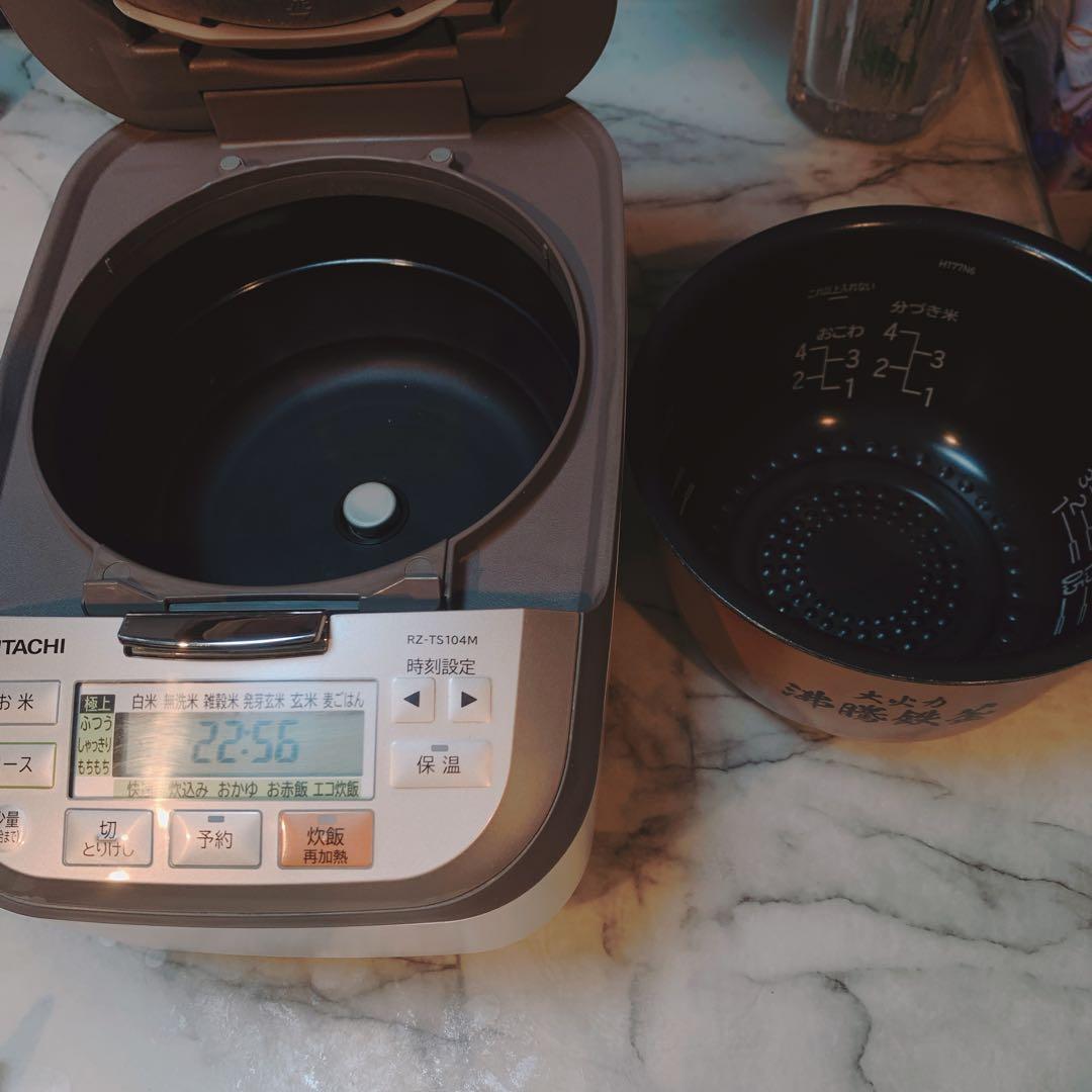 良品　2021年■日立 圧力&スチームIH　ふっくら御膳 RZ-TS104M■