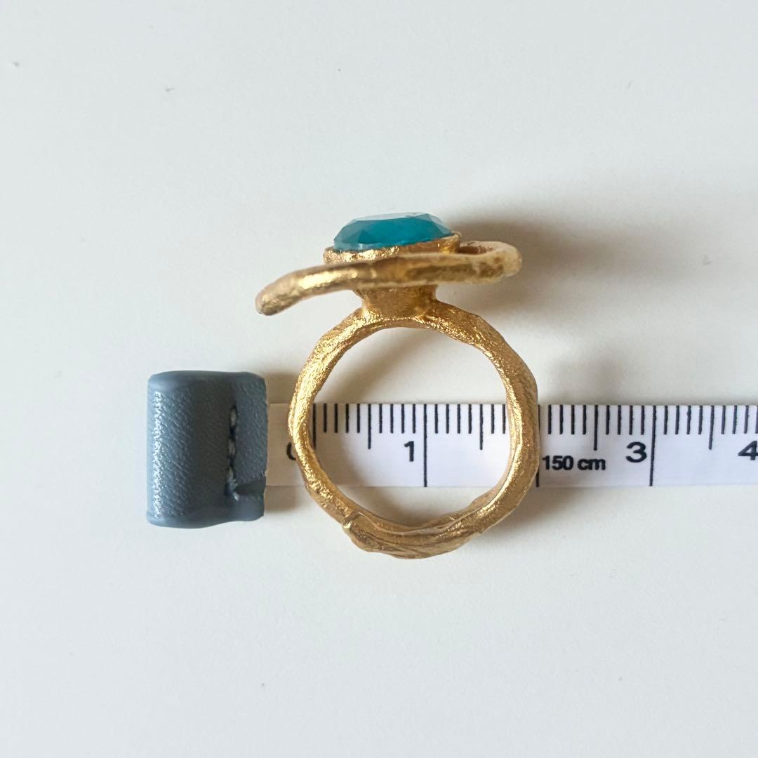 【ギリシャ直接買付け】サントリーニ島のアフロディーテリング ゴールドプレーテッド