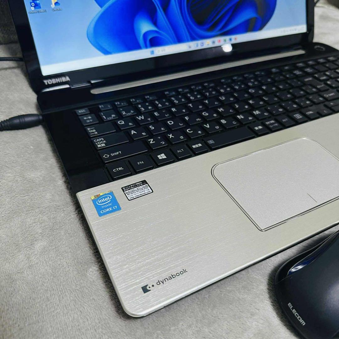 S115 TOSHIBAノートパソコンcore i7サクサクWindows11