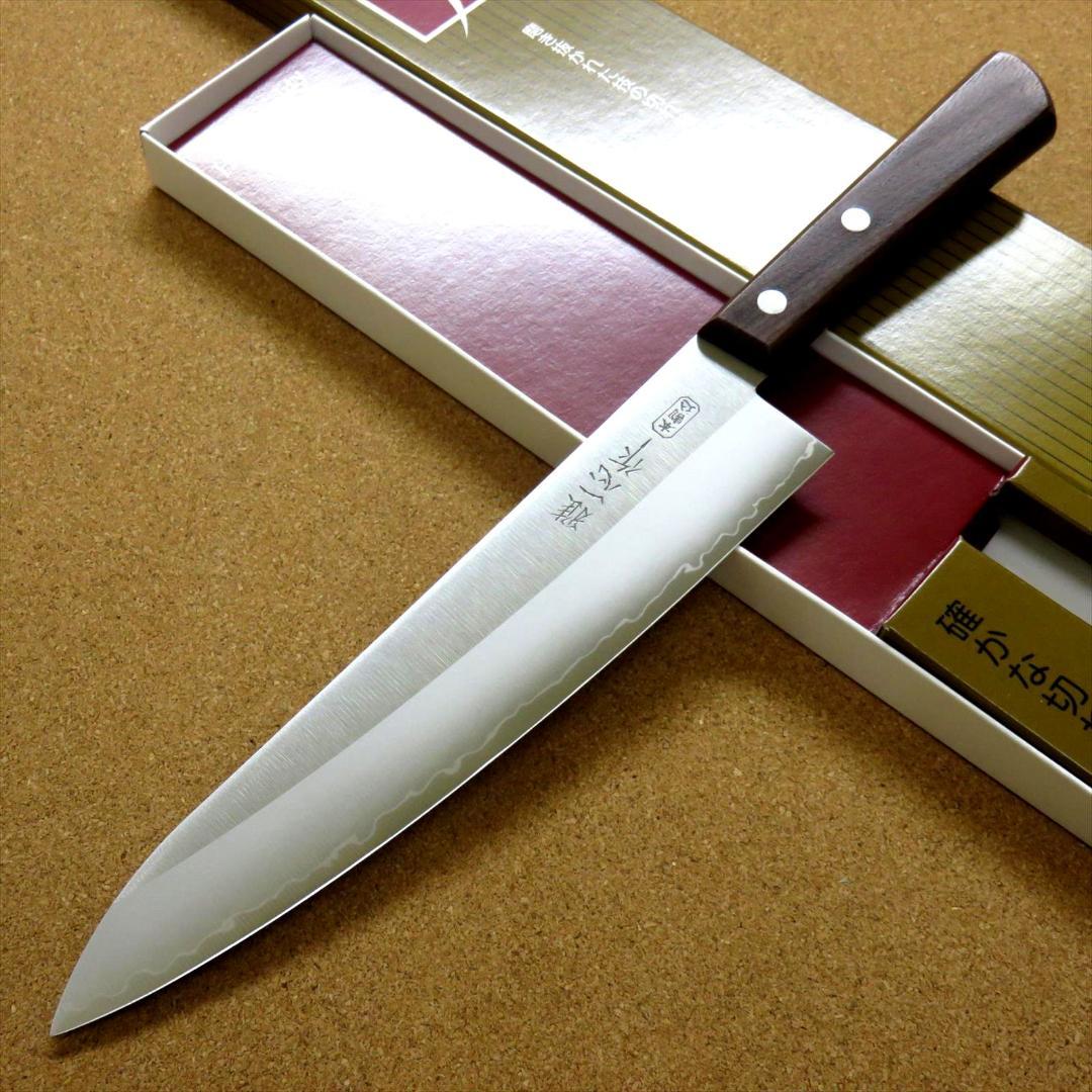 関の刃物 牛刀 210mm 関兼次 雅一心 本割込 家庭用 洋包丁 両刃万能包丁
