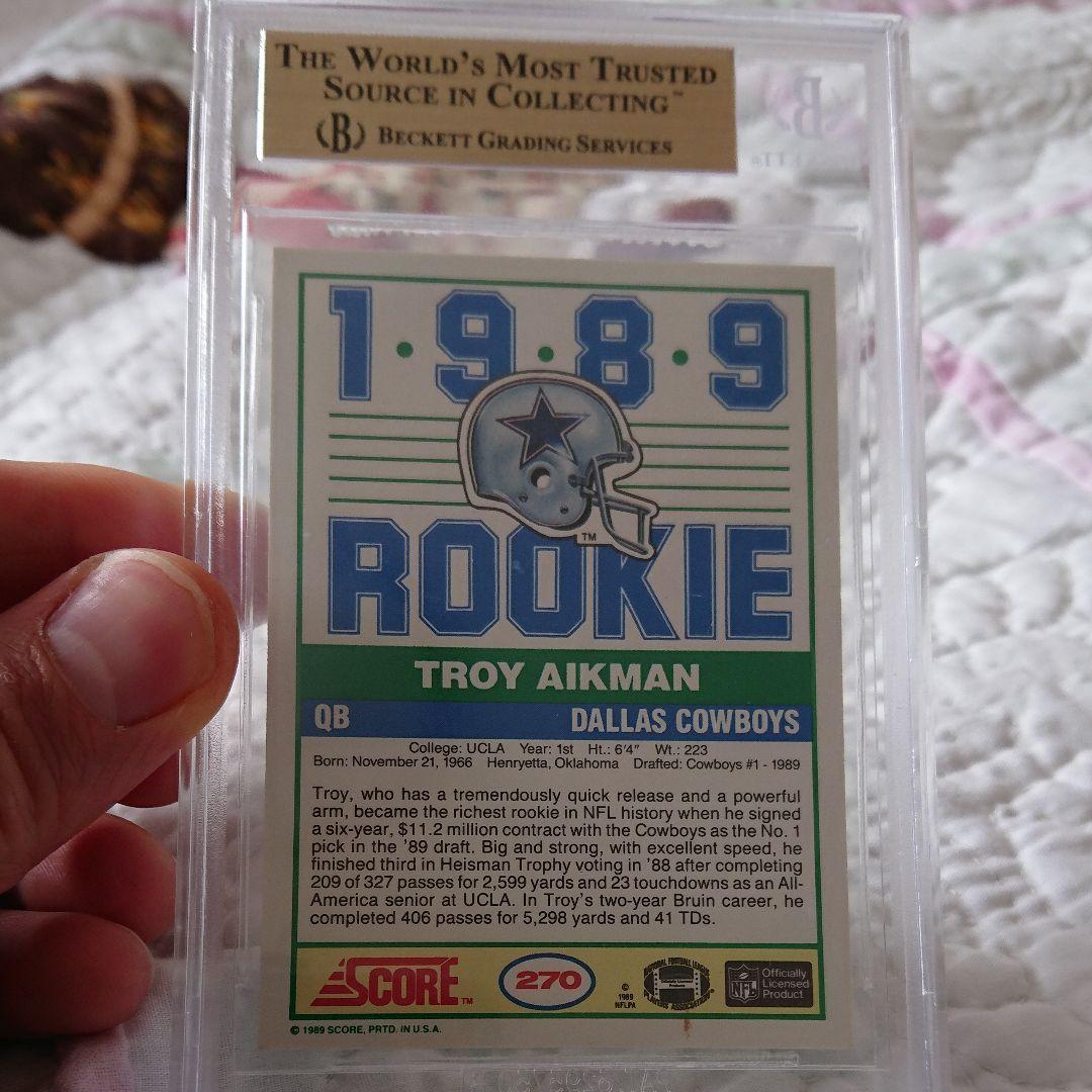 その他 TROY AIKMAN ROOKIE bgs9.5