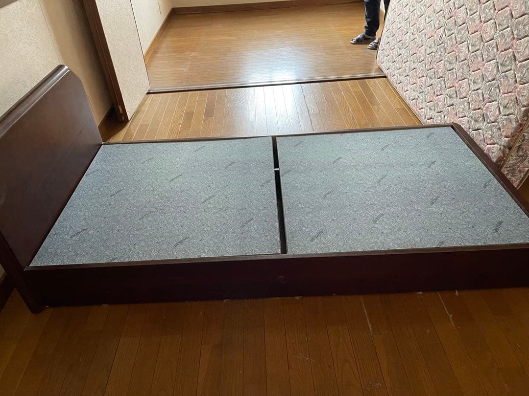 送料込み　お値下げ済み　フランスベッド　木製シングルベッド