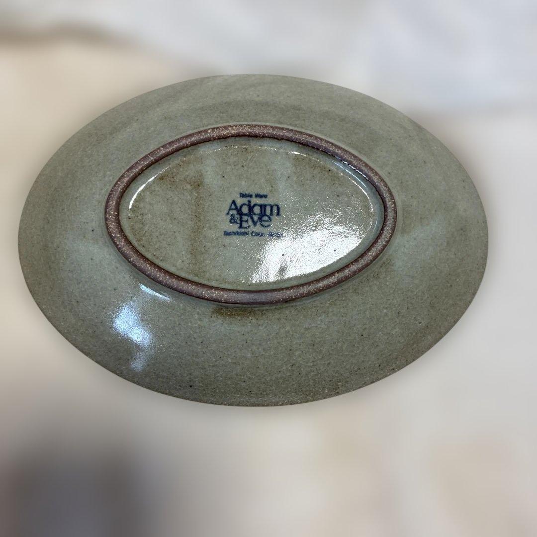 たち吉 Adam&Eve アダムアンドイブ オーバル プレート 楕円