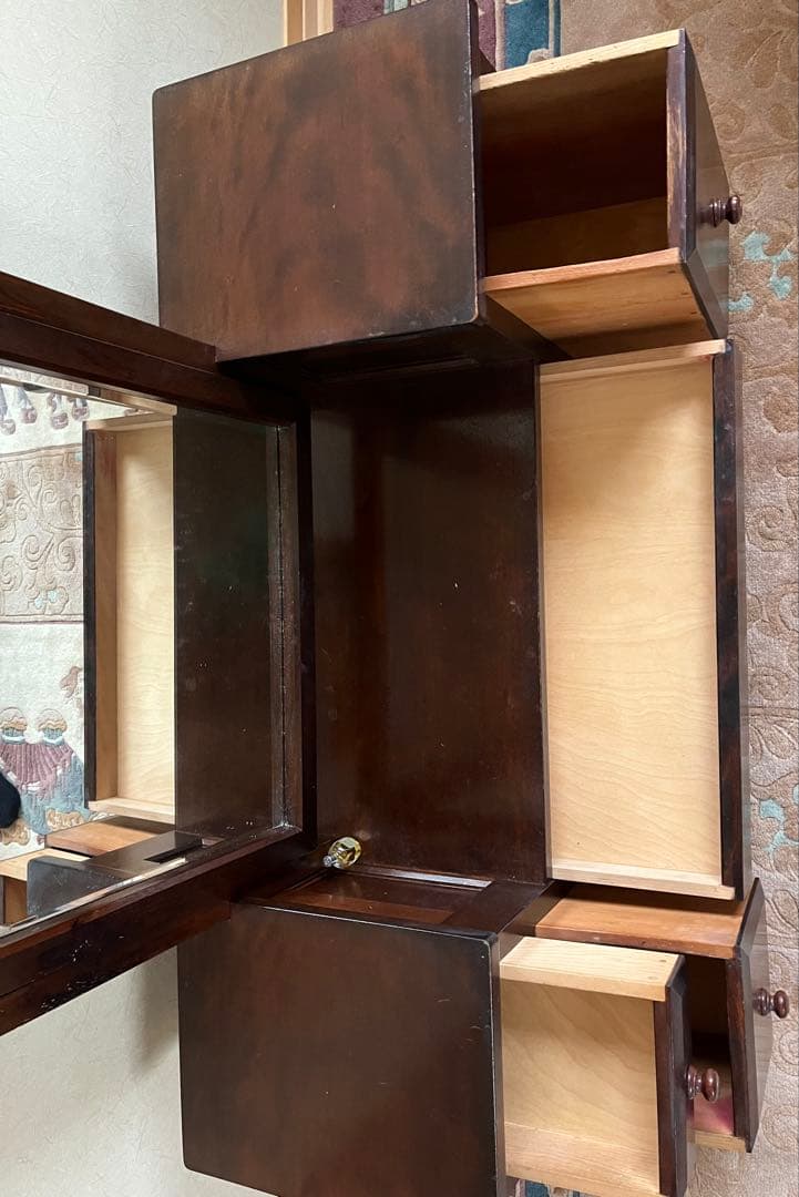 松本￼民芸家具　化粧台　一面鏡