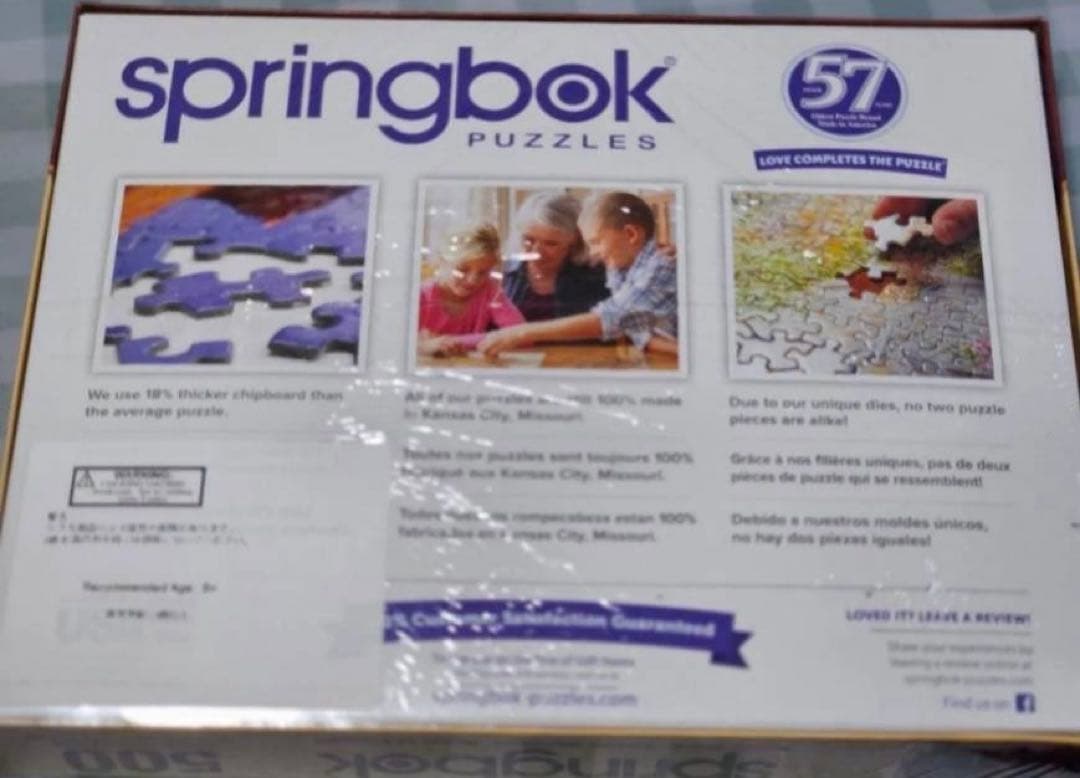 Springbok 500ピース ジグソーパズル スナックスタック ハンバーガー