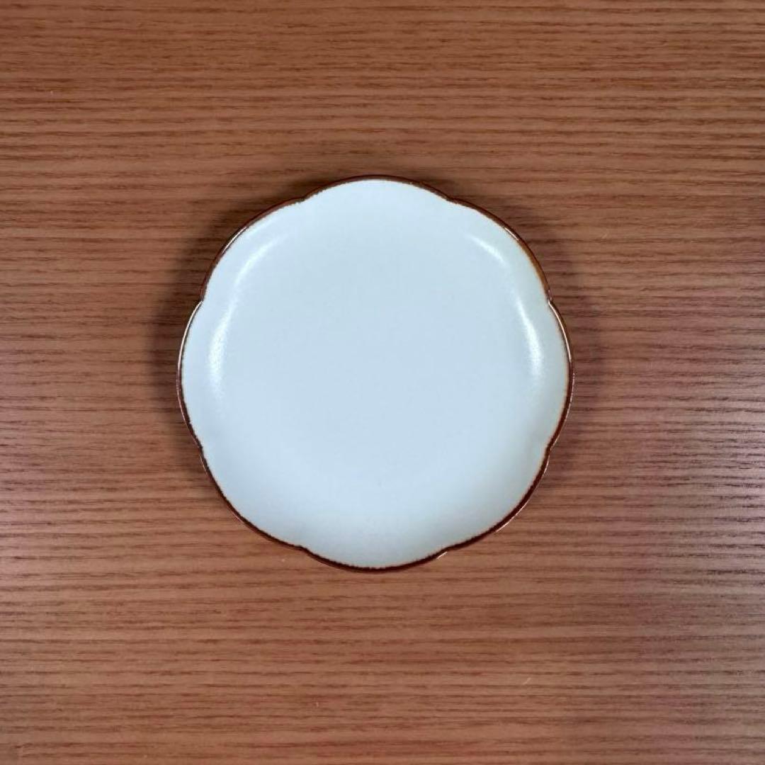 有田焼 李荘窯 渕錆白磁艶消し 輪花皿 3サイズセット☆
