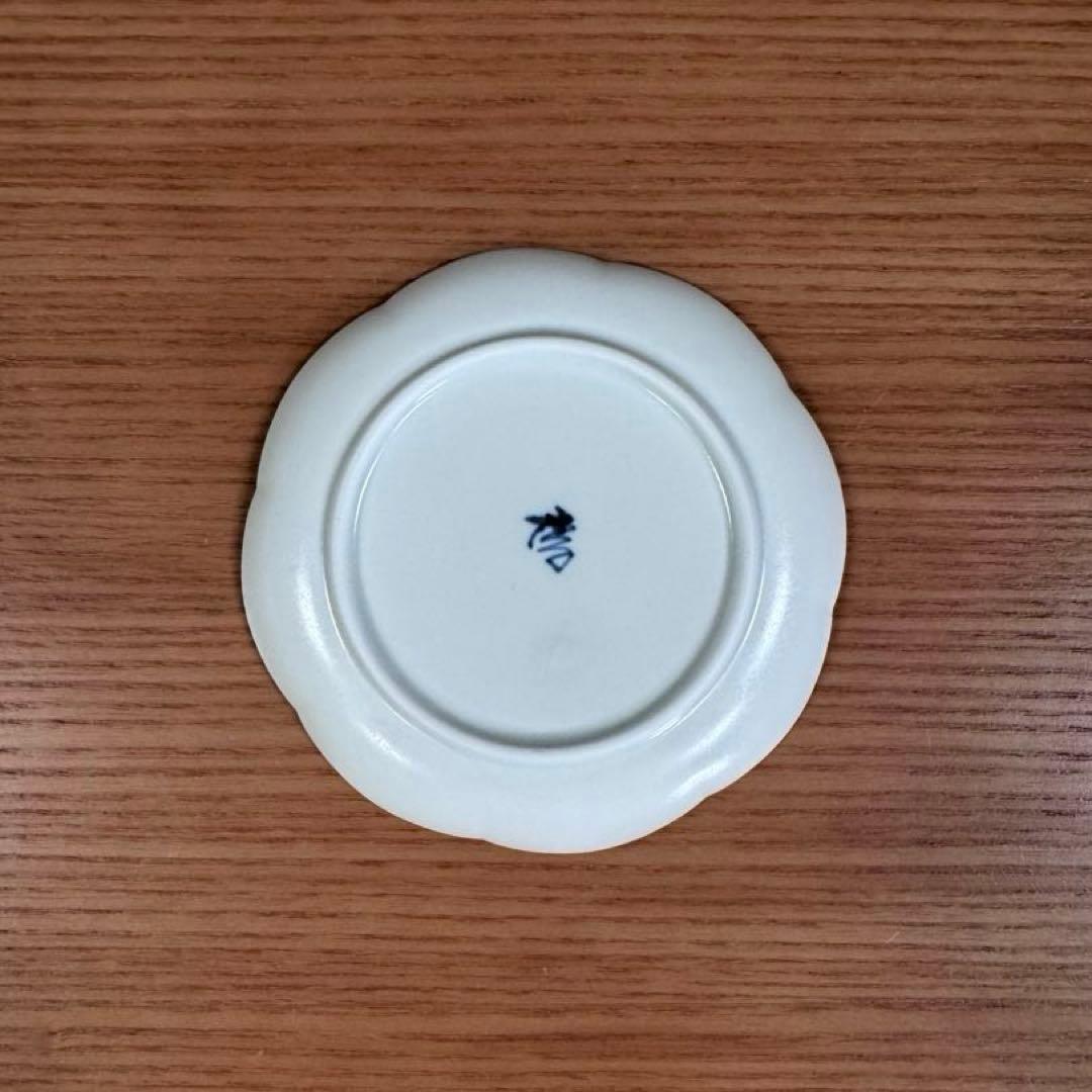 有田焼 李荘窯 渕錆白磁艶消し 輪花皿 3サイズセット☆
