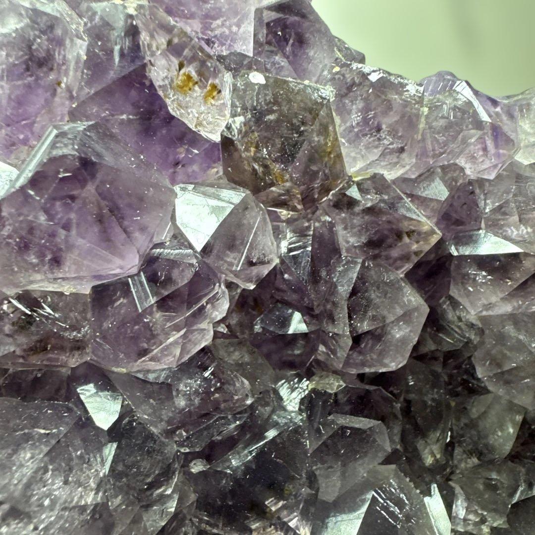 高品質◆1.2kg アメジスト ハート型クラスター◆一点物 天然石