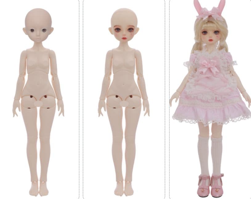 WE281 bjd 1/6 ドール本体 JOY　球体関節人形 ハンドメイド