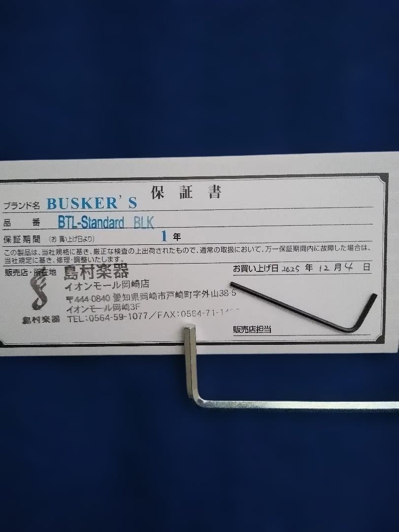 BUSKER'S BTL-Standard BLK テレキャスター [美品]