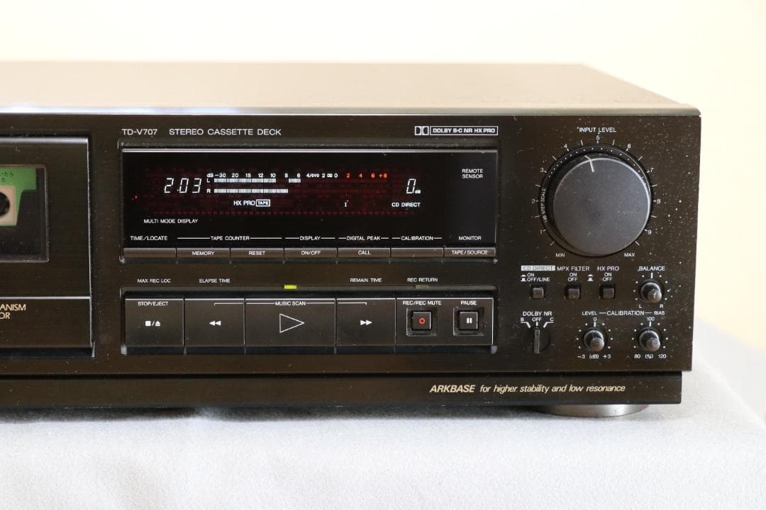 Victor TD-V707 カセットデッキ動作するジャンク