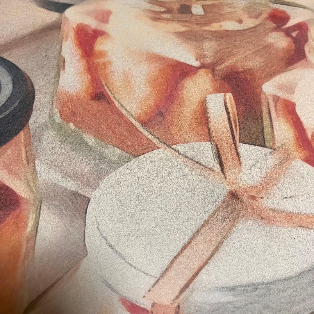 スイーツアート7 パステル画　額縁寸法32.7㎝×24.0㎝×1.5㎝