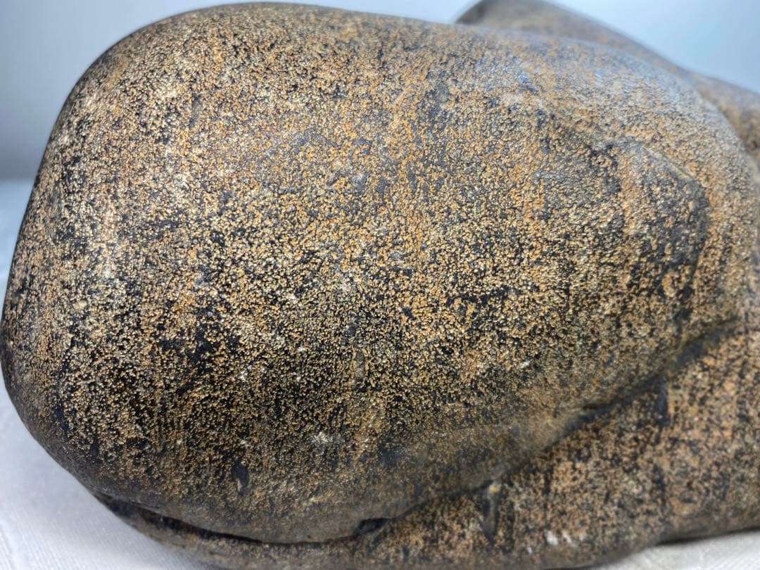 6571 《超希少》犀川金梨地石 ウブ 水石 盆栽 盆石 置物