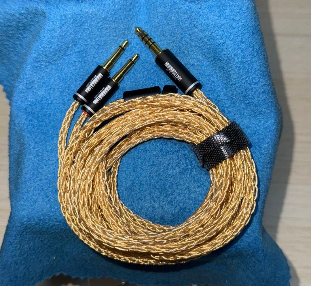 美品　NOBUNAGA Labs 天籟　極み　ヘッドホン用ケーブル　180cm