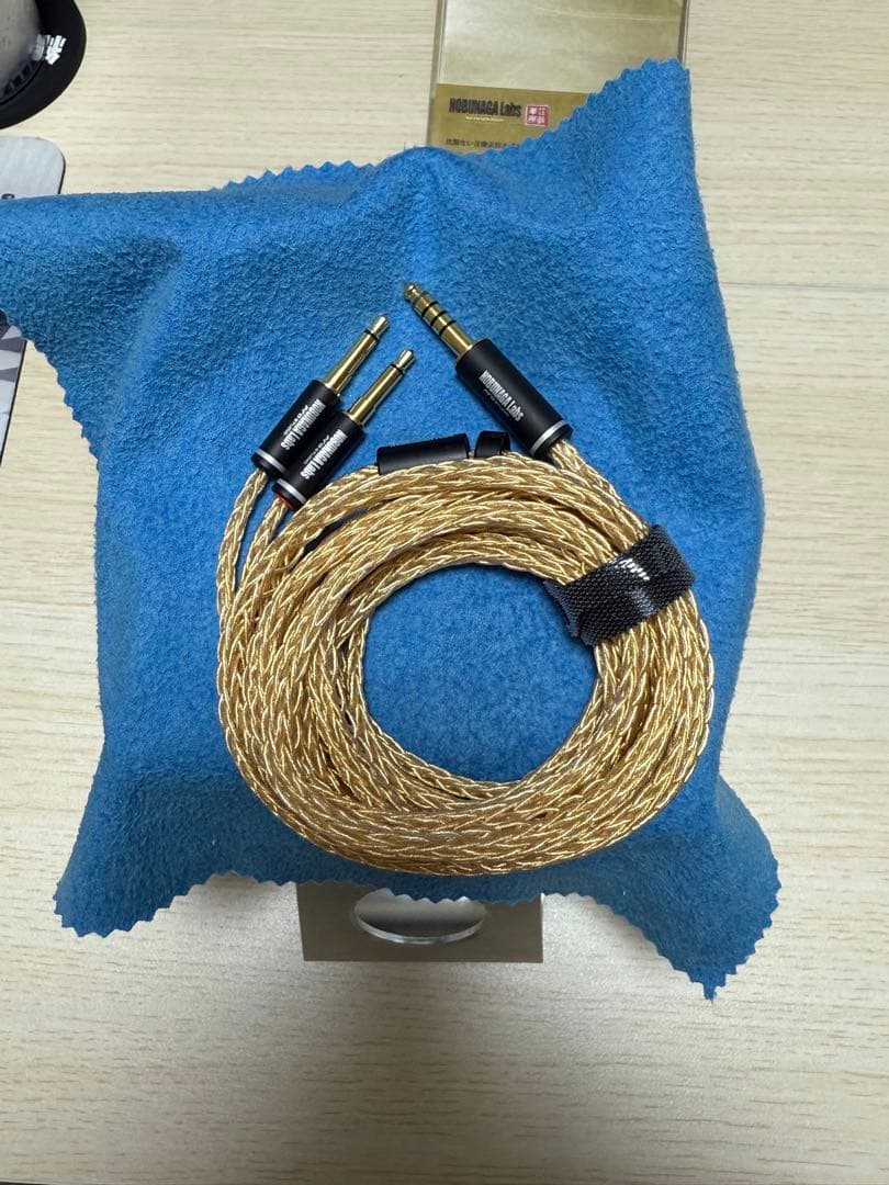 美品　NOBUNAGA Labs 天籟　極み　ヘッドホン用ケーブル　180cm