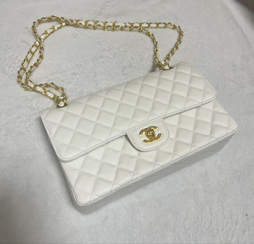 CHANEL ノベルティ　ショルダーバッグ　ホワイト