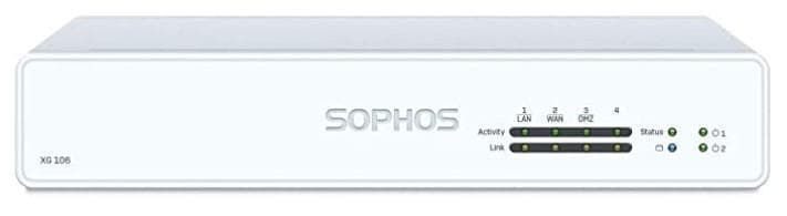 Sophos XG 106 rev.1 セキュリティアプライアンス