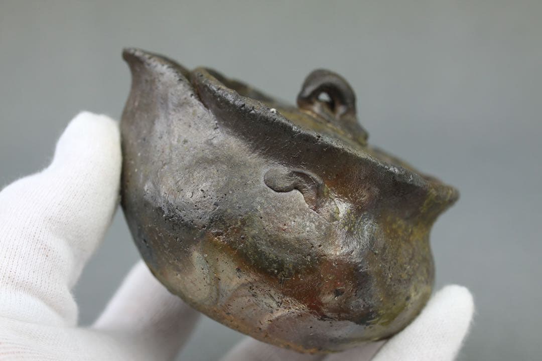 備前焼 森 宝山 宝山 手造宝瓶 急須 茶器揃い