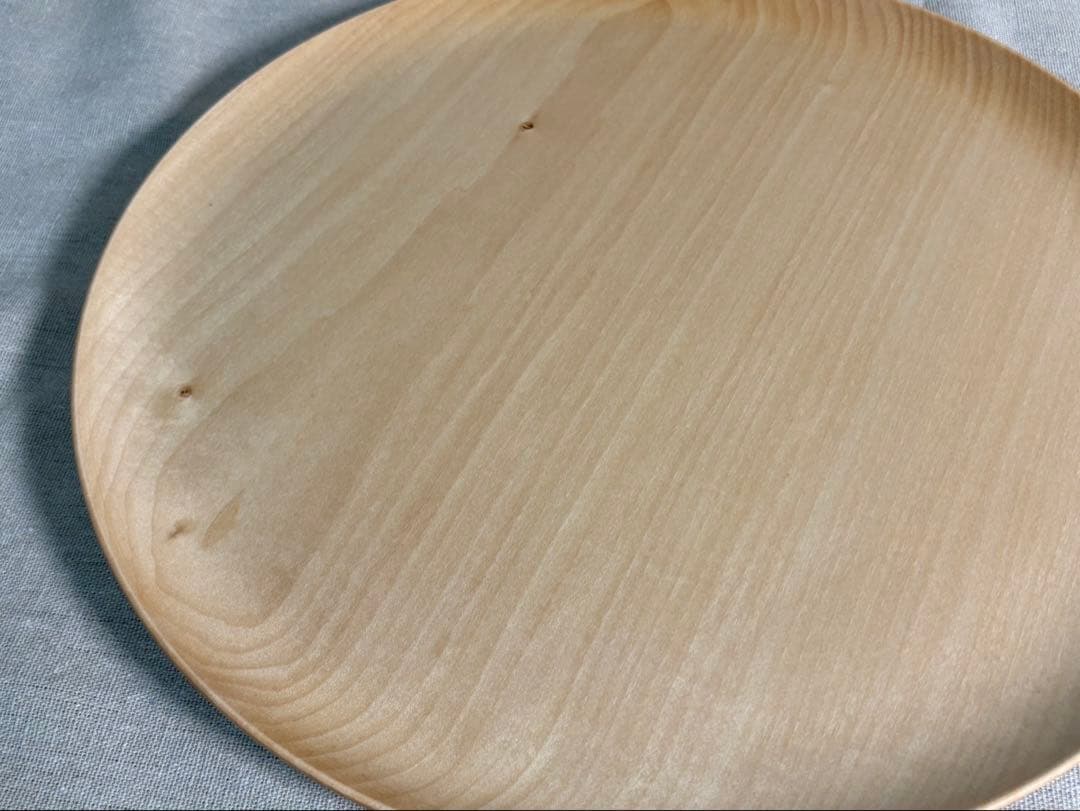 【高橋工芸]】Cara プレート 33㎝ カラシリーズ 木製皿 おしゃれカフェ器