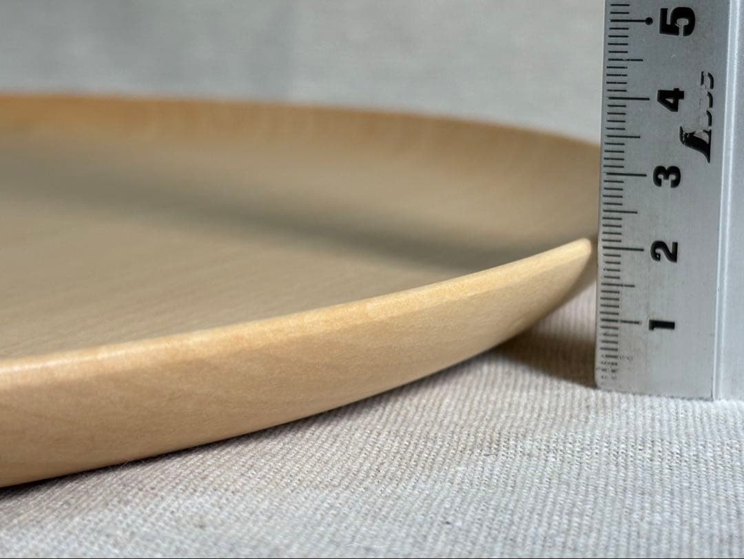【高橋工芸]】Cara プレート 33㎝ カラシリーズ 木製皿 おしゃれカフェ器