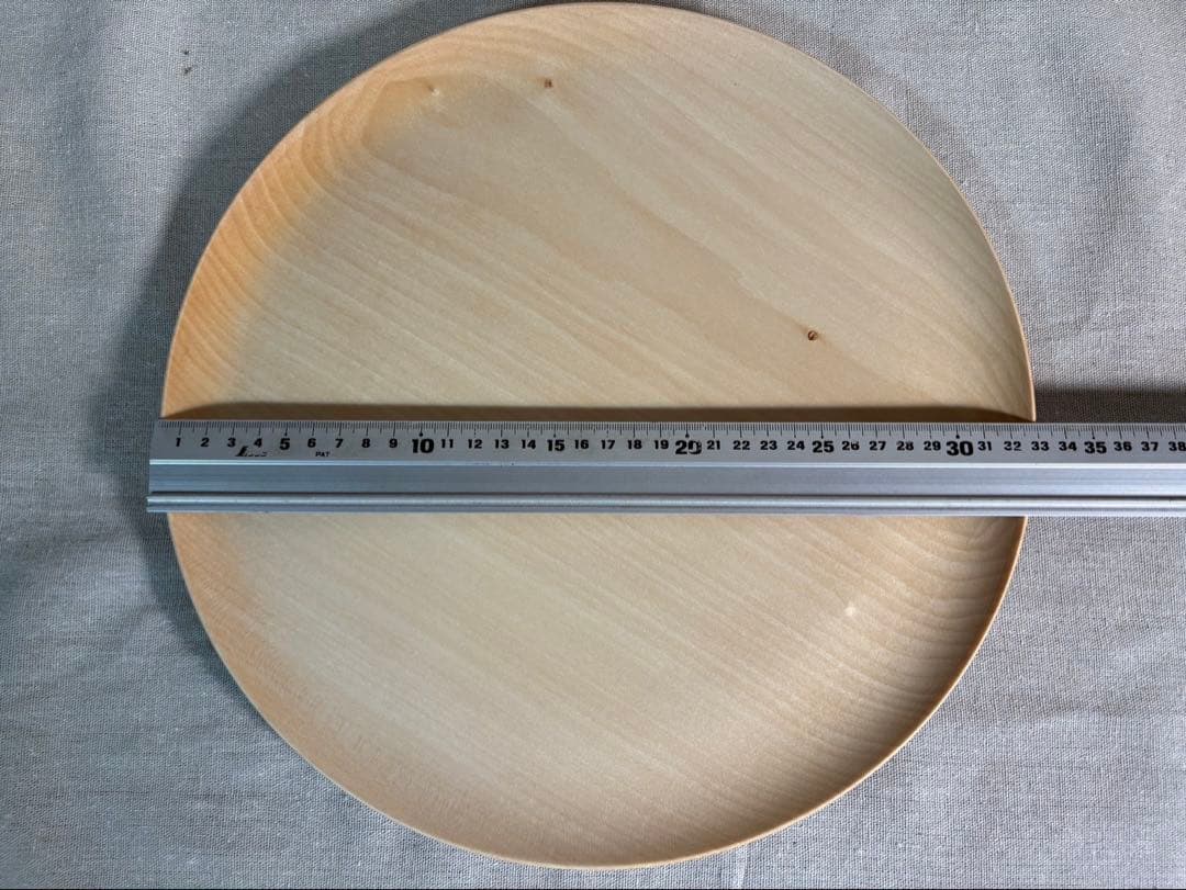 【高橋工芸]】Cara プレート 33㎝ カラシリーズ 木製皿 おしゃれカフェ器