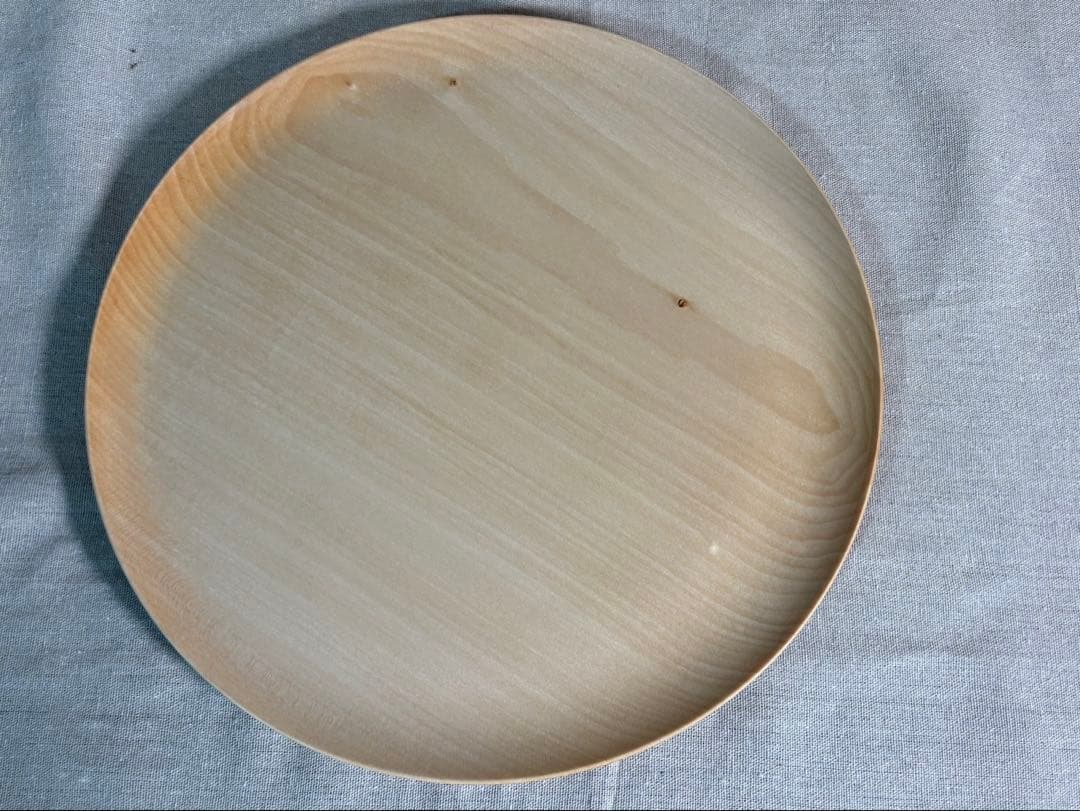 【高橋工芸]】Cara プレート 33㎝ カラシリーズ 木製皿 おしゃれカフェ器