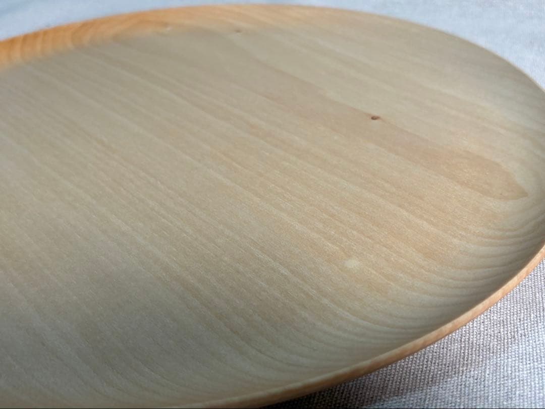 【高橋工芸]】Cara プレート 33㎝ カラシリーズ 木製皿 おしゃれカフェ器