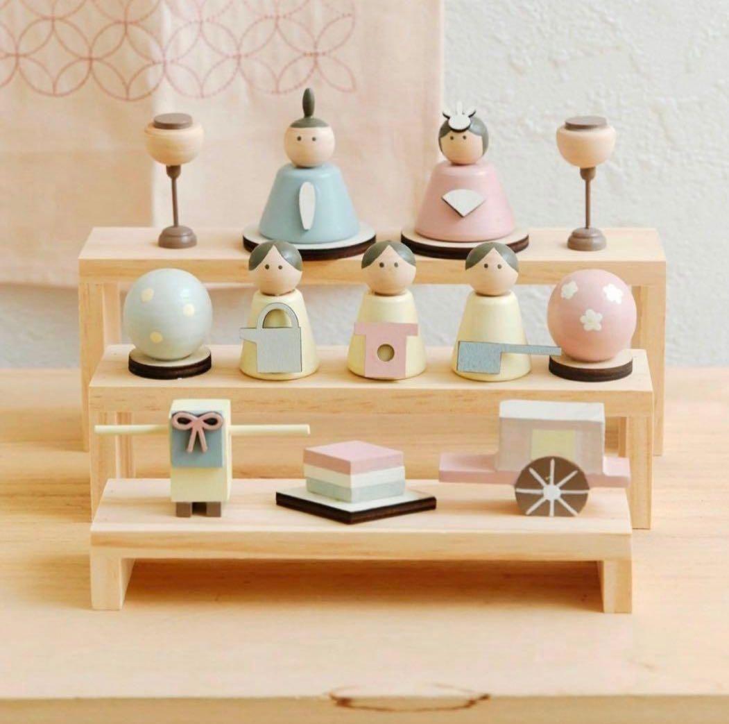 新品未開封 完売品 収納できる雛人形セットsalut!　ひなまつり　サリュ